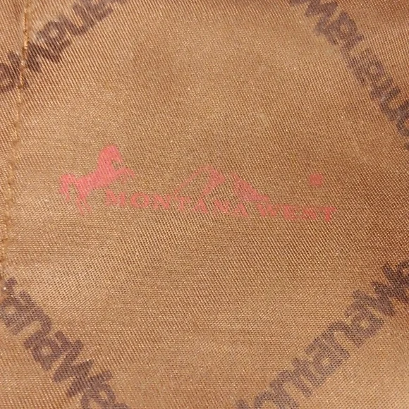 Montana West Crossbody Bag Western Strap Pockets Burgundy - Picture 9 of 11